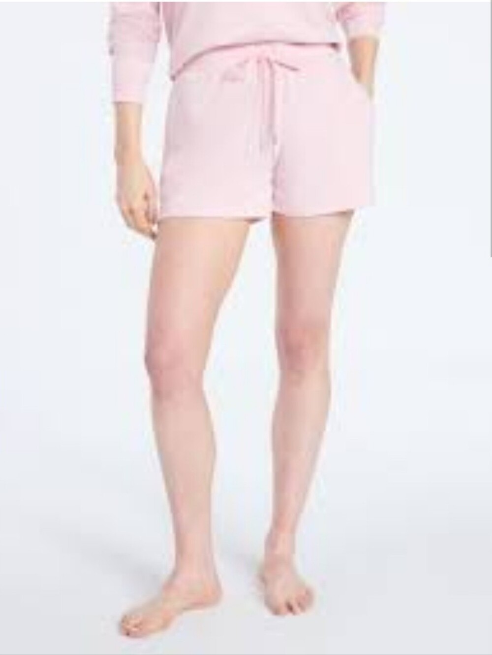 NWT Cozy Pink Drawstring Lounge Shorts